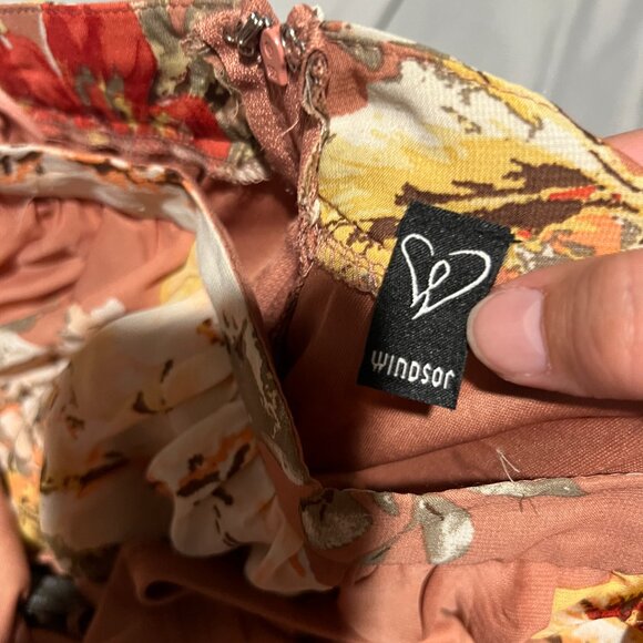 Windsor Floral Chiffon Skirt size xl - Picture 10 of 10